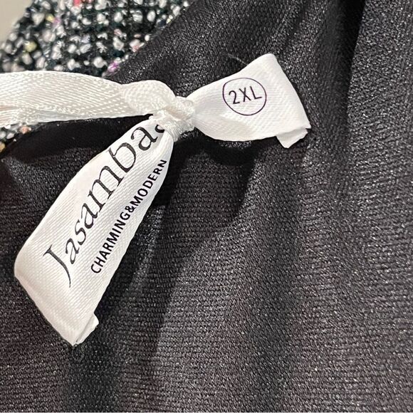 Jasambac short sleeve knee length Dress size 2X - Picture 8 of 13